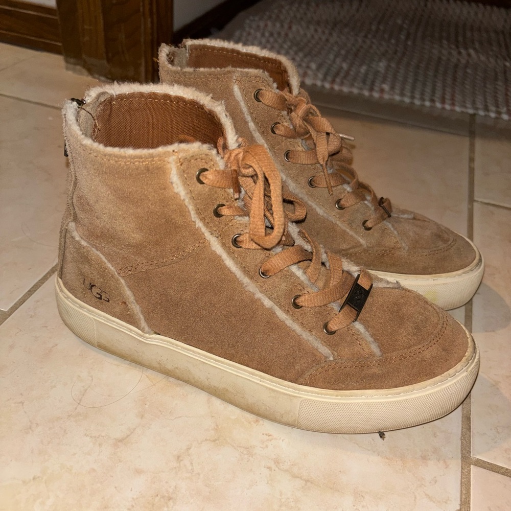 UGG Suede High-Top Sneakers
